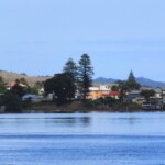 Rawene from Mid Harbour.