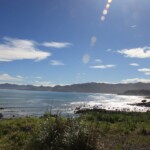 Waihau Bay looking East towards Cape Runaway. Waihau Bay looking East towards Cape Runaway.